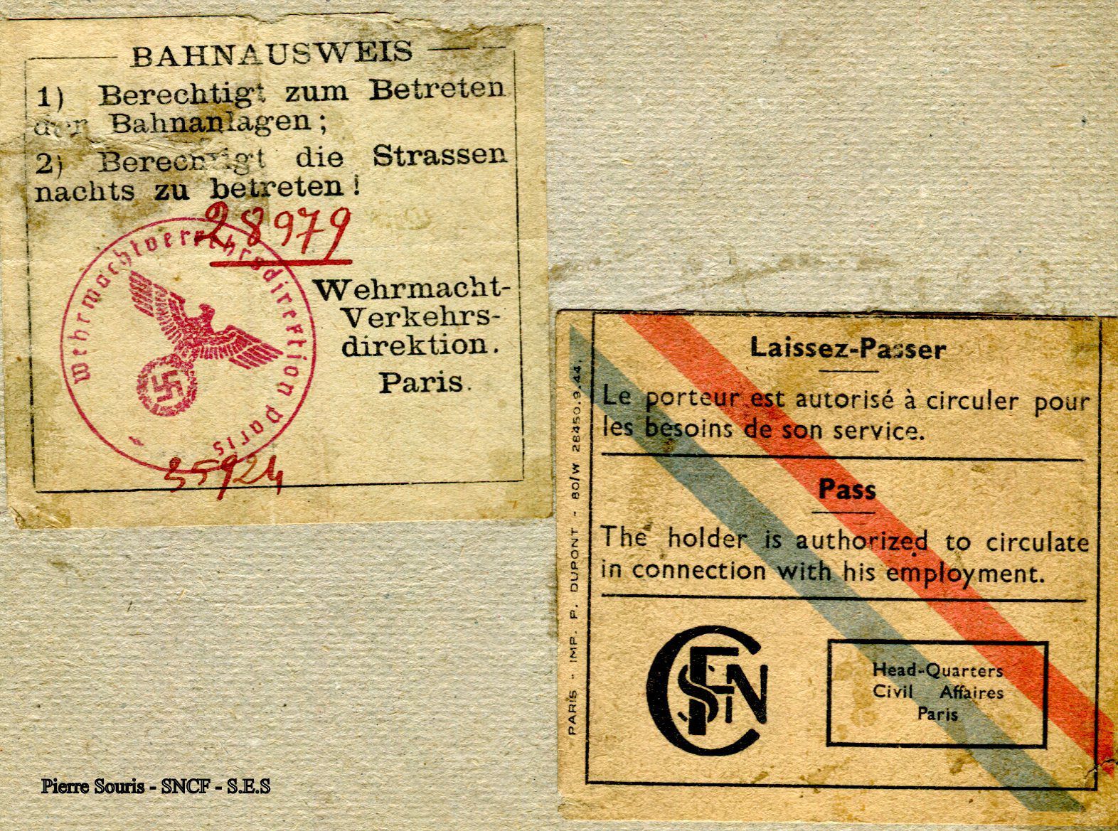 Enveloppe SNCF 1940 2