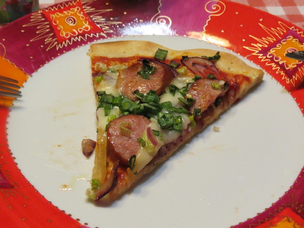 Pizza à la Montbéliard  Saperlicroquette