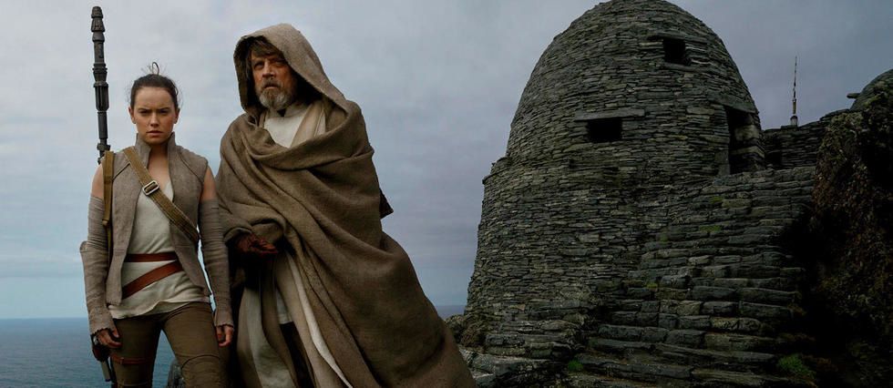 Rey et Luke Skywalker