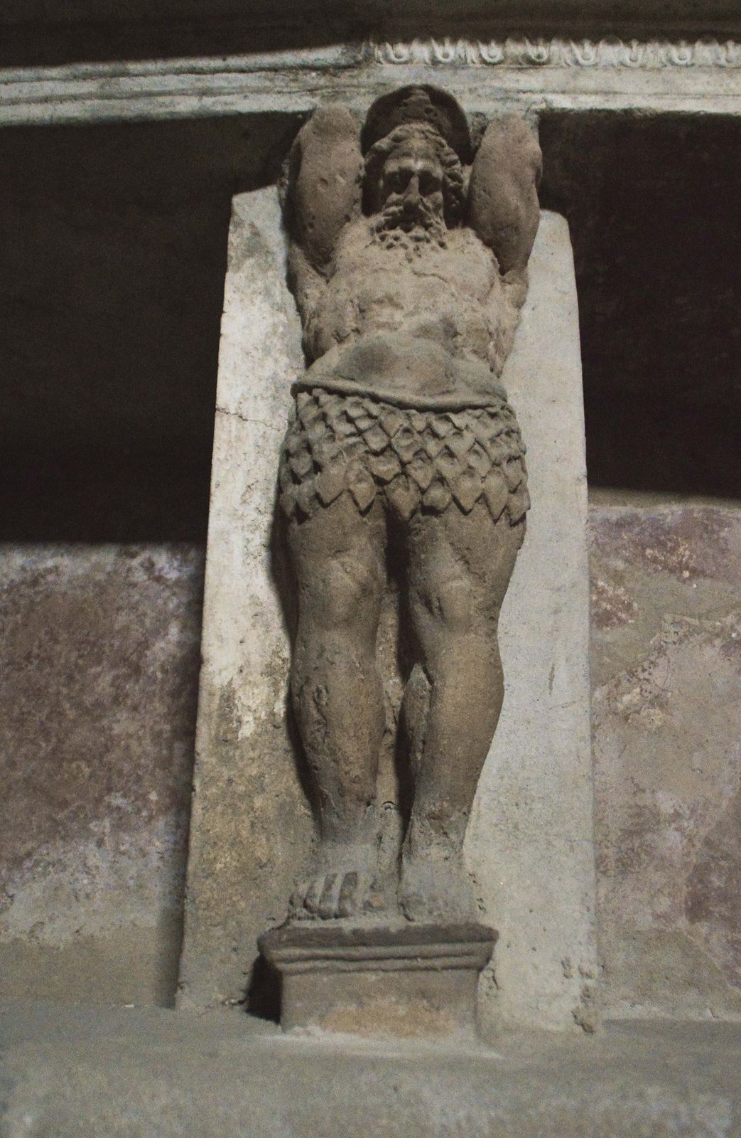 Les thermes du Forum à Pompei