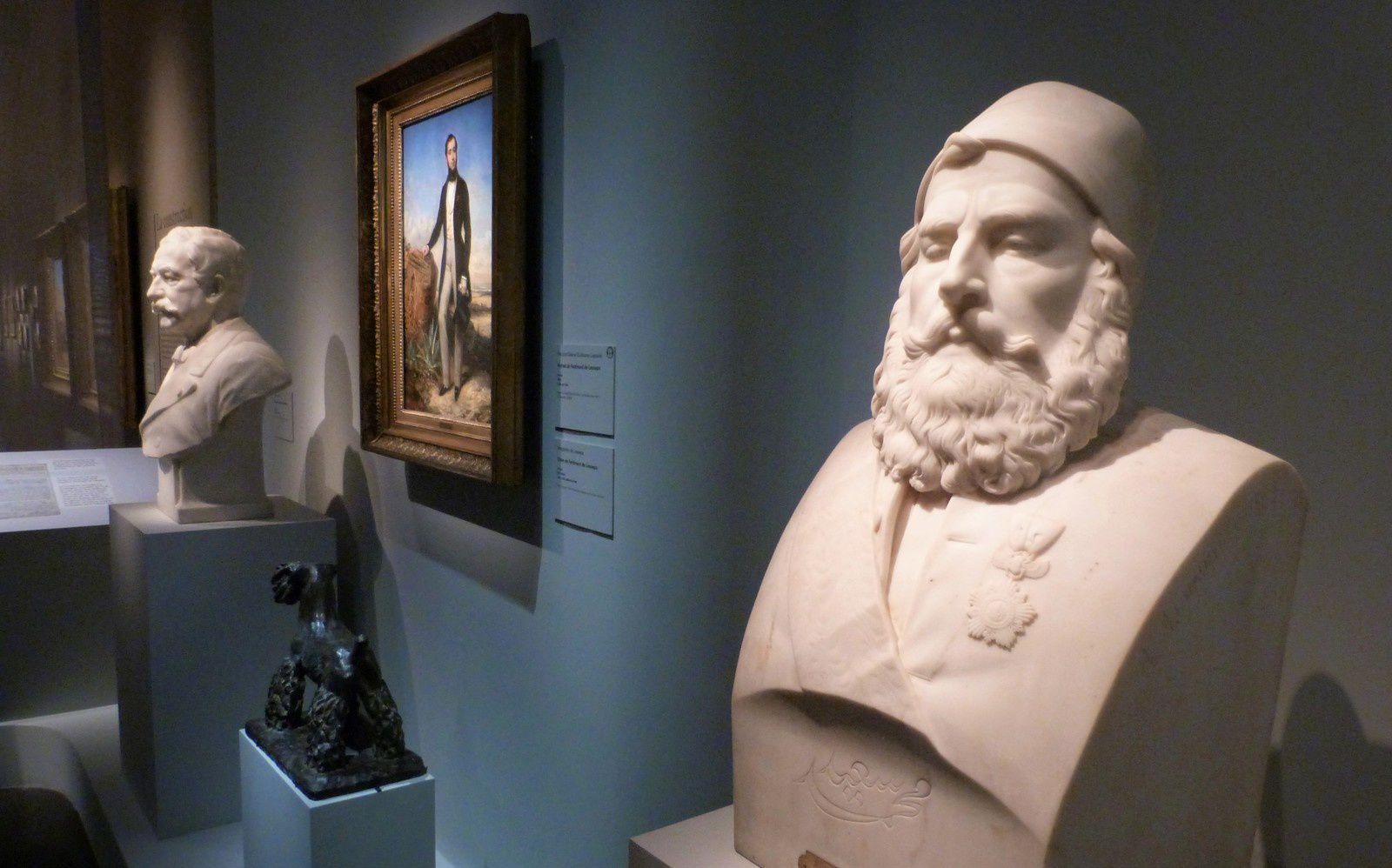 Exposition Canal de Suez - Institut du monde Arabe - Saïd Pacha et Ferdinand de Lesseps