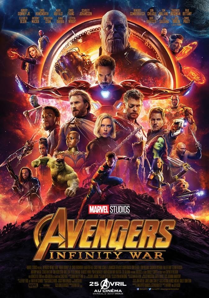 Avis ciné : Avengers - Infinity War affiche - le blog d'Akialam