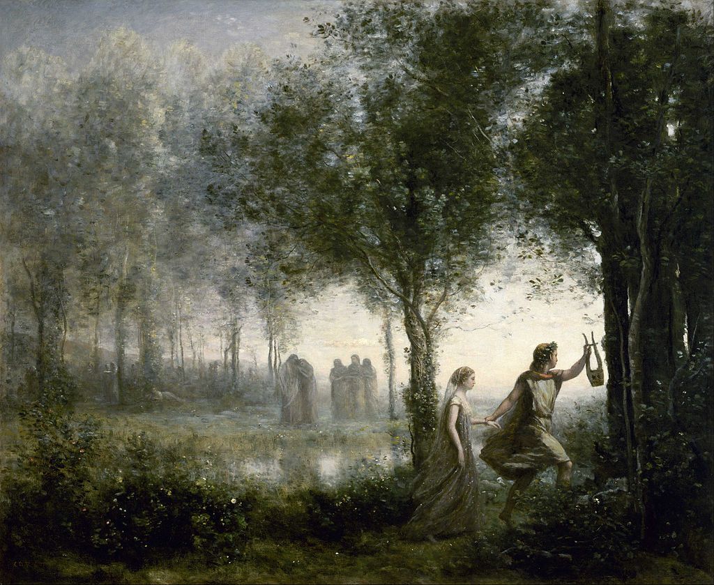 Orphée ramenant Eurydice des Enfers - Jean-Baptiste Corot