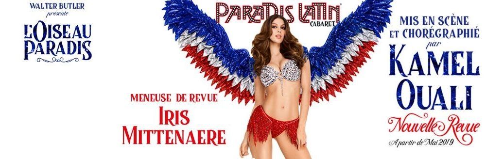 Paradis Latin - Affiche L'oiseau Paradis revue - Kamel Ouali - Iris Mittenaere