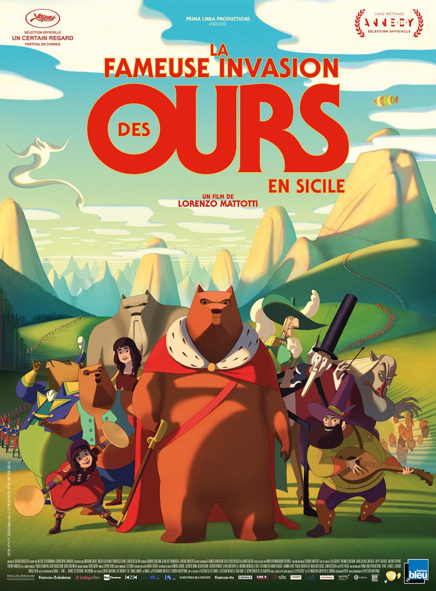 la fameuse invasion des ours en Sicile - film affiche