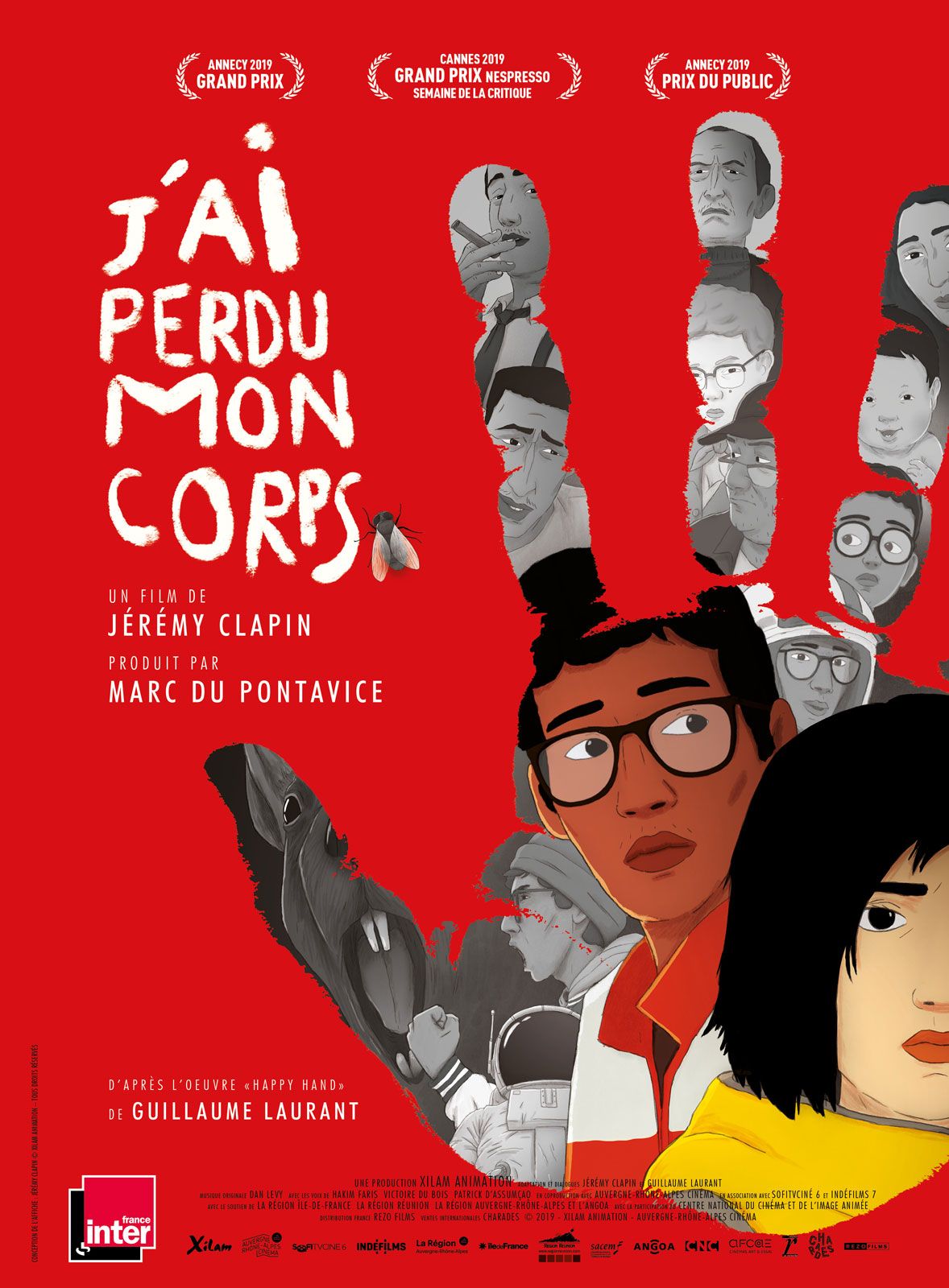 J'ai perdu mon corps - dvd - affiche