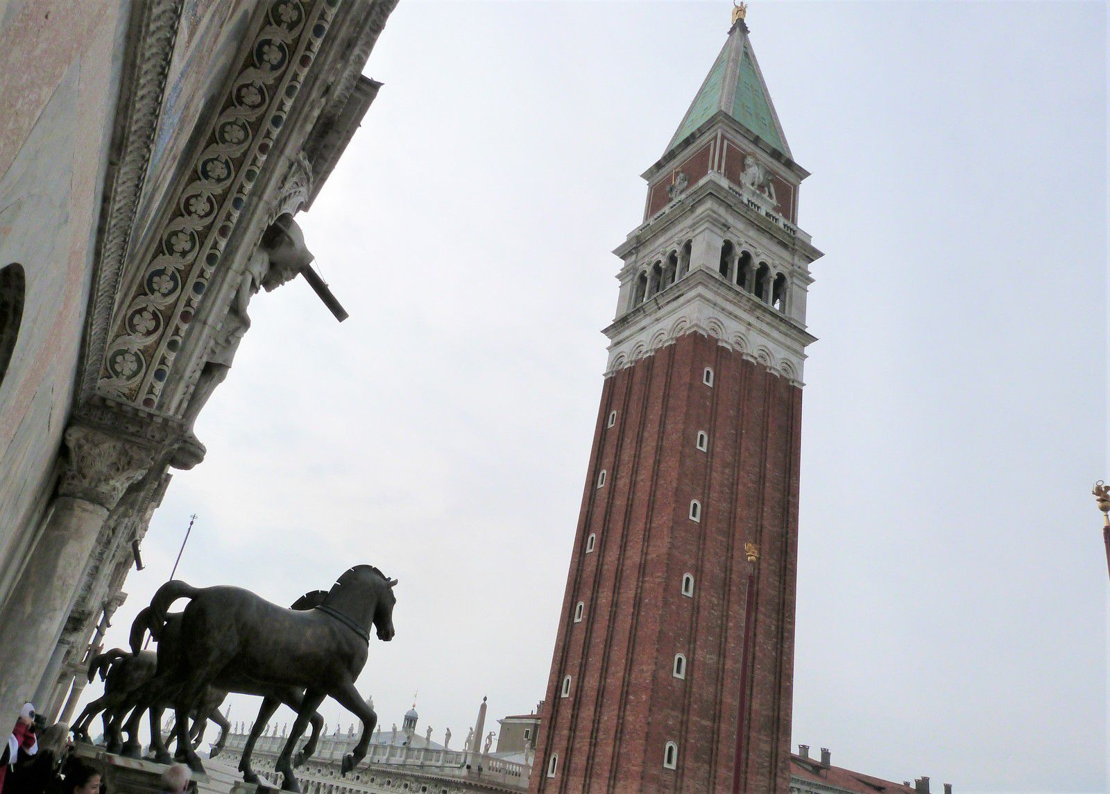 Venise, voyage, Basilique Saint-Marc, Place Saint Marc, campanile, chevaux 