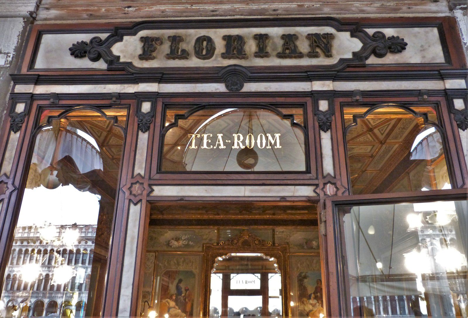 Venise, voyage, Place Saint Marc, Caffè Florian