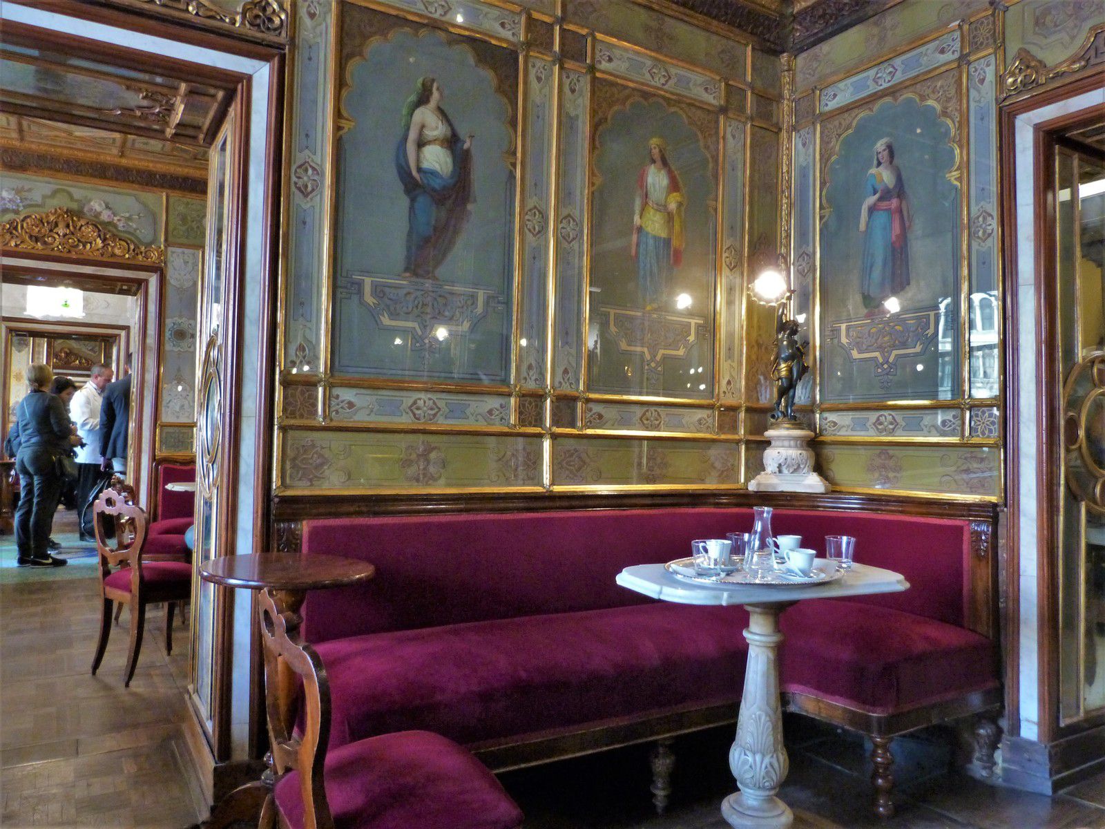 Venise, voyage, Place Saint Marc, Caffè Florian
