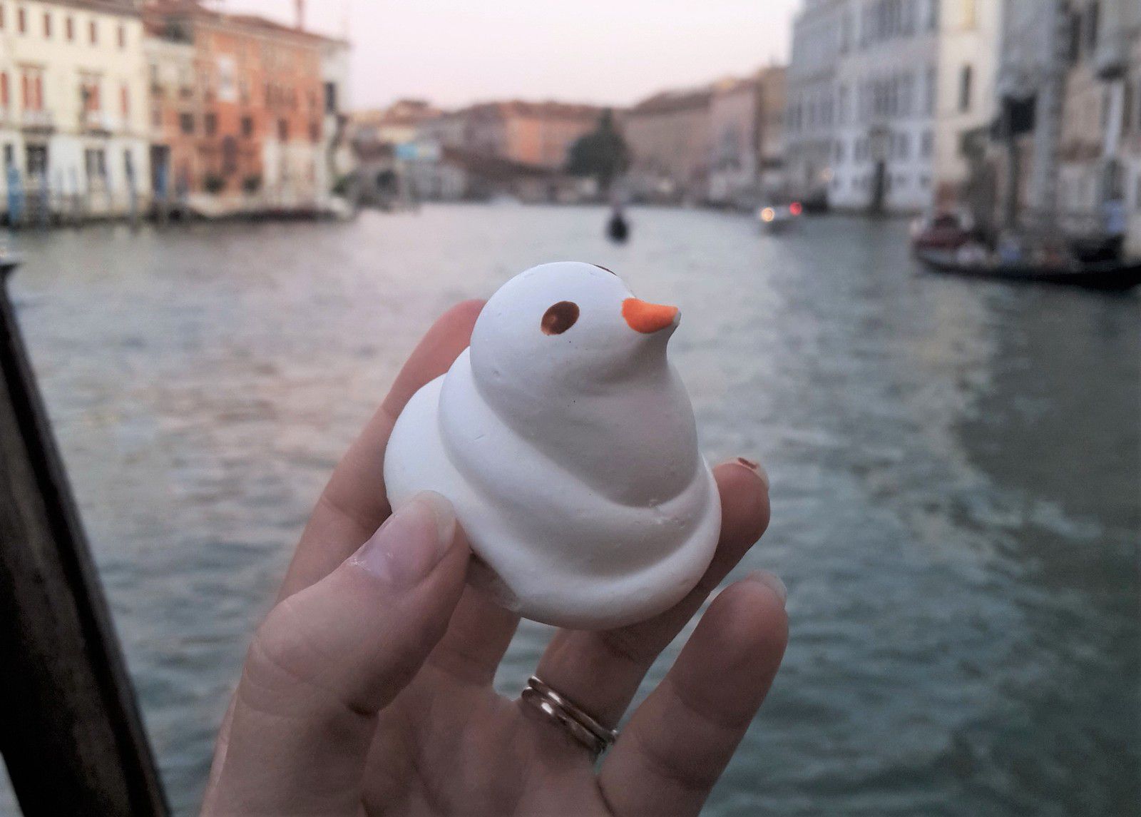 Venise, voyage, pâtisserie Dal Nonno Colussi, pasticceria, pulcino, meringue 