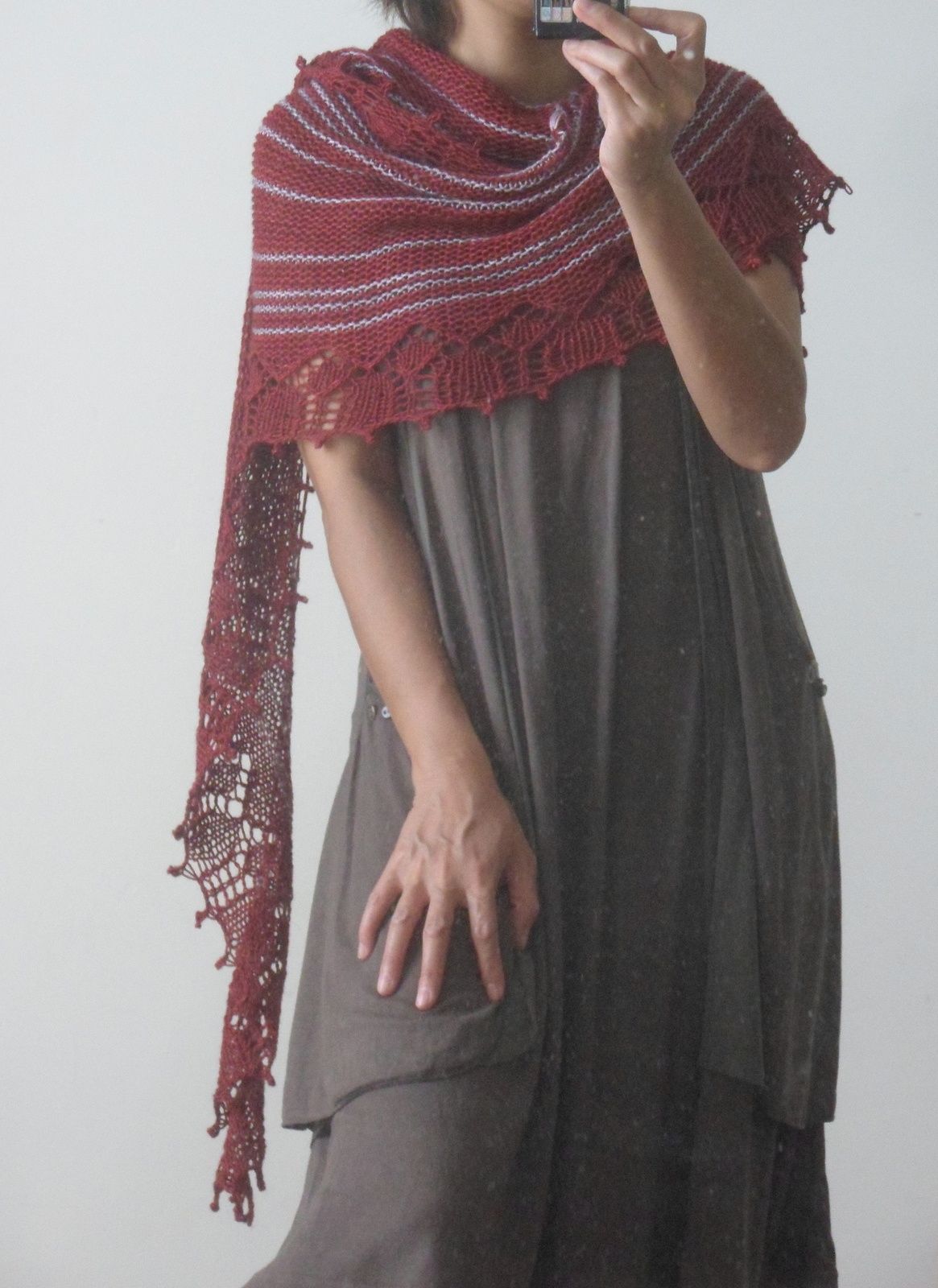 Gunmetal Shawl(ette)