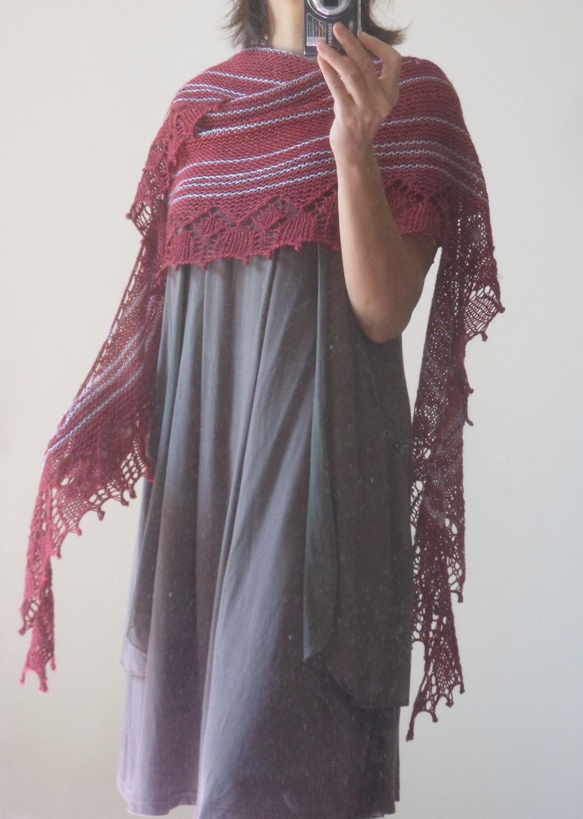 Gunmetal Shawl(ette)