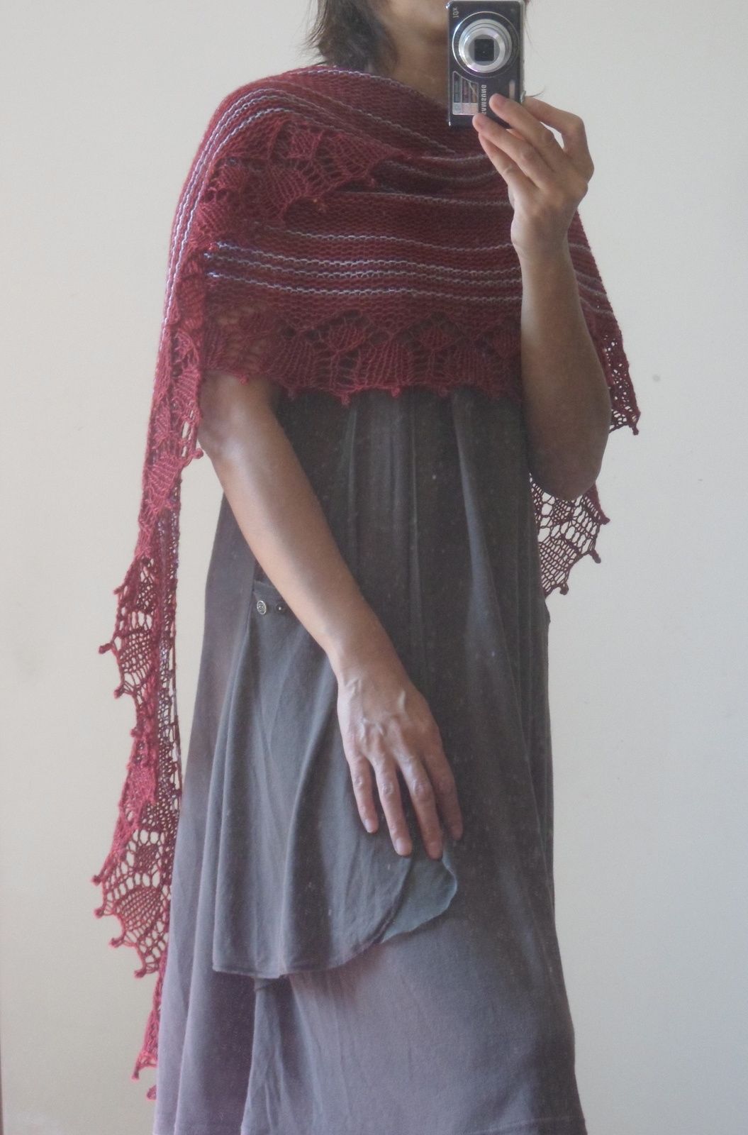 Gunmetal Shawl(ette)