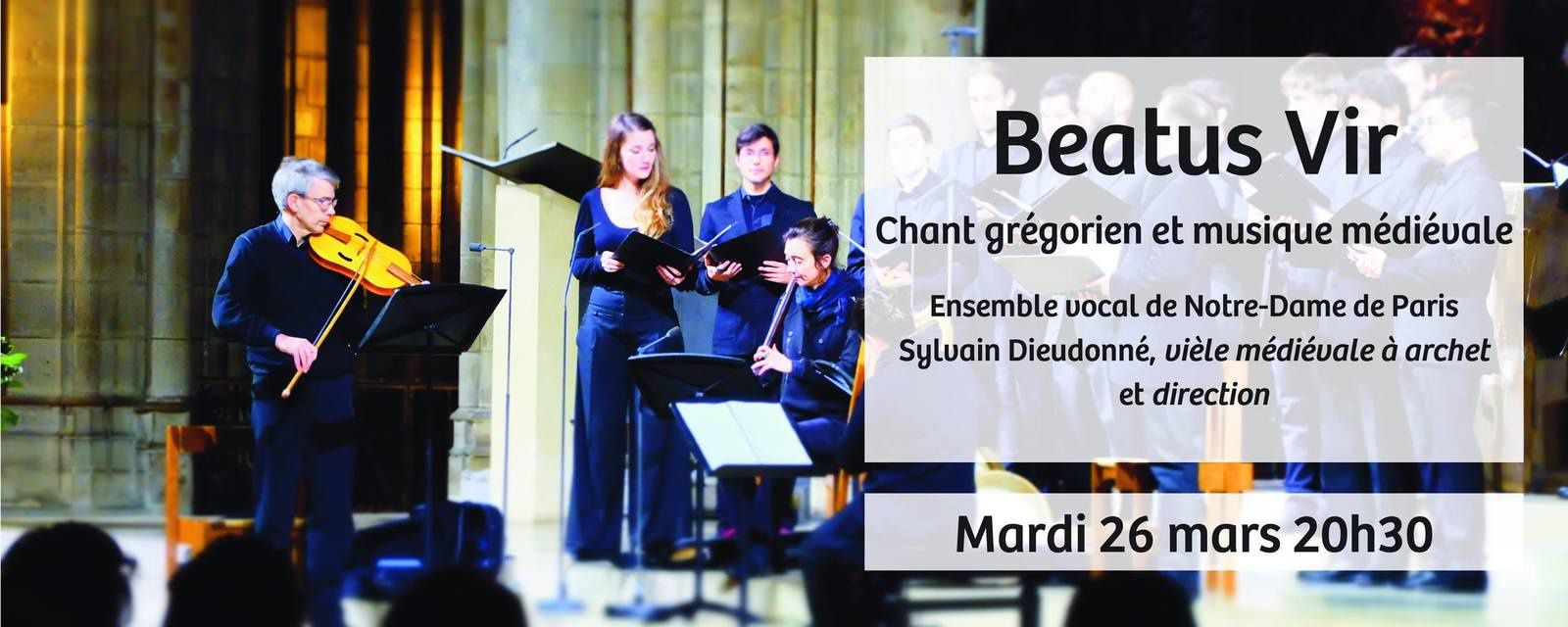 Concert à Notre Dame de Paris