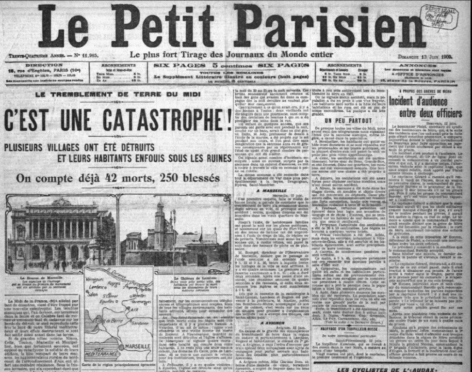 Le Petit Parisien du 13 juin 1909