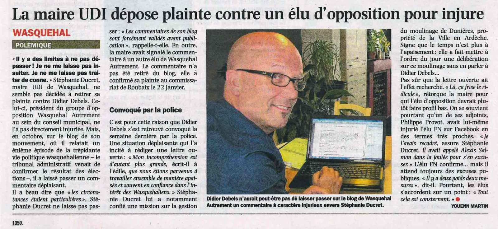 2015-03-18 - NE - Mme Ducret porte plainte contre ce blog