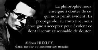 Aldous Huxley et le doute-citation