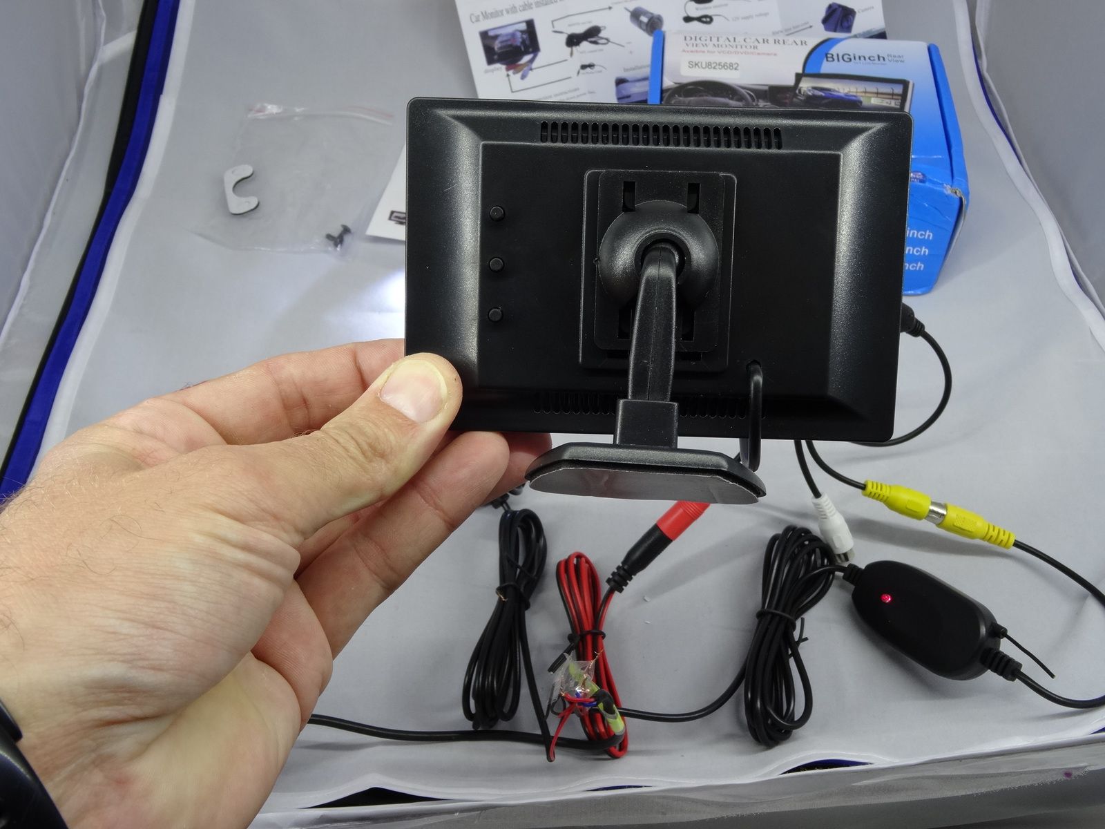 Kit caméra de recul sans fil 5.4 GHz : camera équipée de LED