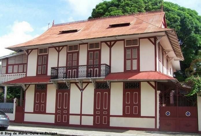 Maison Melkior-Rullier, 9 avenue Léopold Héder à Cayenne (Guyane)