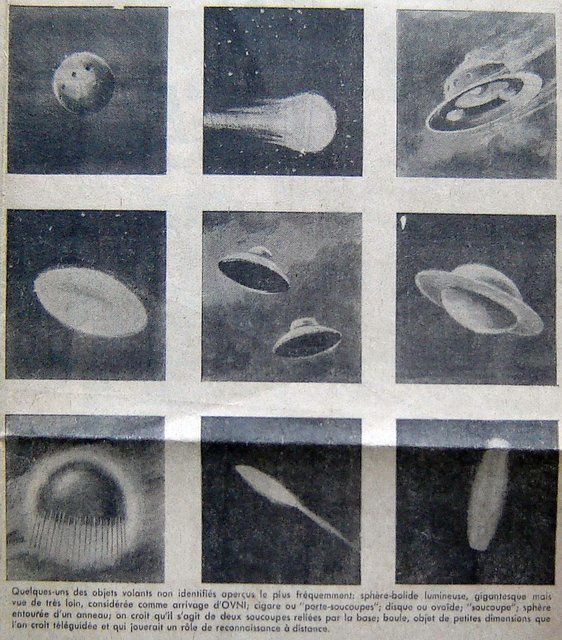 Vague d'Ovni en France (1954)
