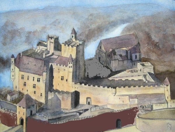 Chateau De Beynac En Dordogne Les Plaisirs De L Aquarelle Chateau De Beynac En Dordogne Les Plaisirs De L Aquarelle