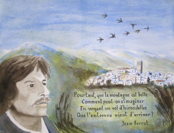 Défi La Montagne Jean Ferrat Les Plaisirs De Laquarelle