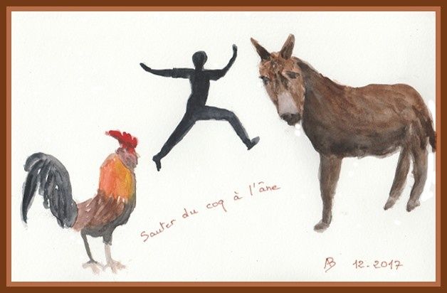 Le coq top à l'ane