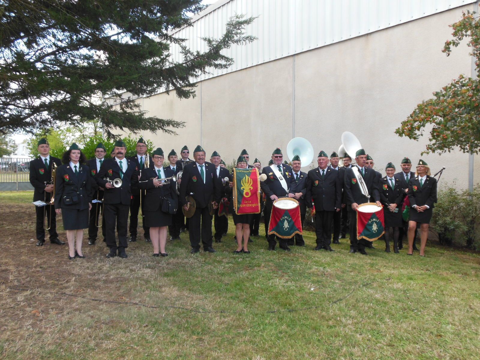 Photos de l'inauguration de la stèle à la mémoire du Chef de Bataillon Jacques Morin le samedi 16 septembre à Moulins