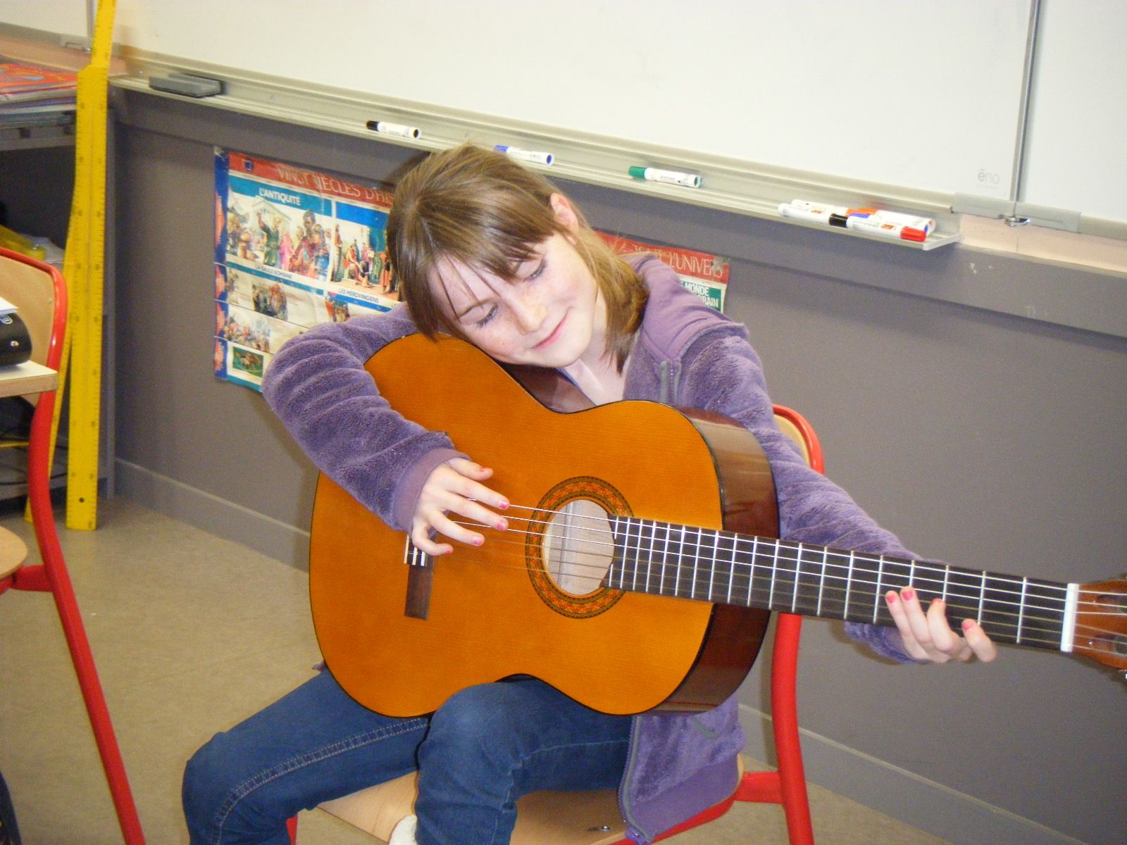 Exposé sur la guitare
