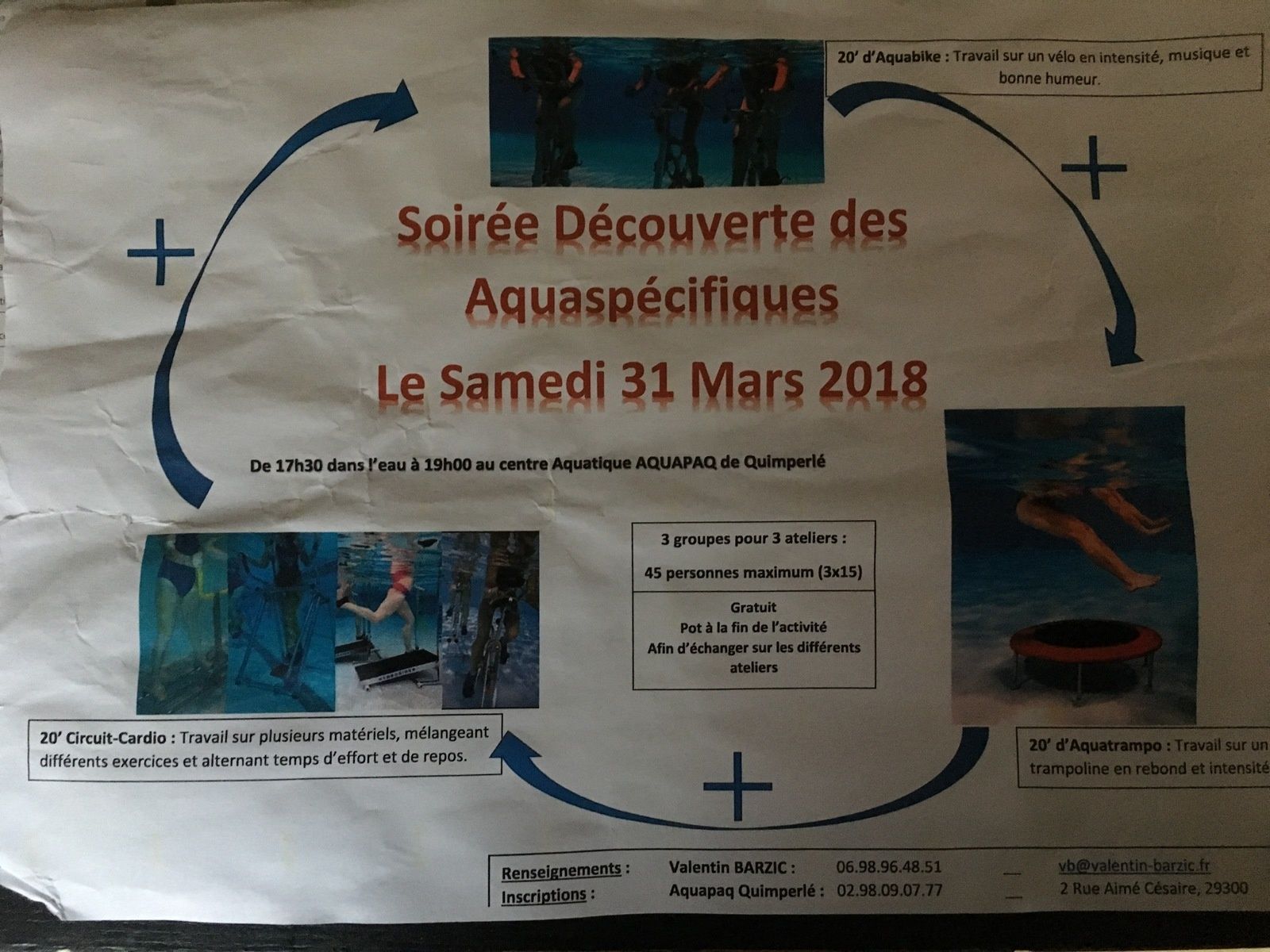 Découverte Des Aquaspécifiques Le 31032018 Kemperlé Activités
