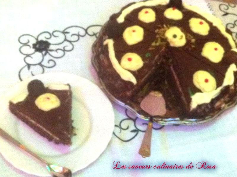 Cette photo c'était la première réalisation avec la crème au citron, (la deuxième après celui avec la chantilly)