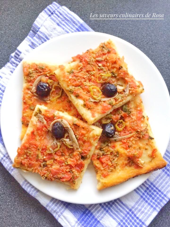 Pizza algérienne (pizza carré)