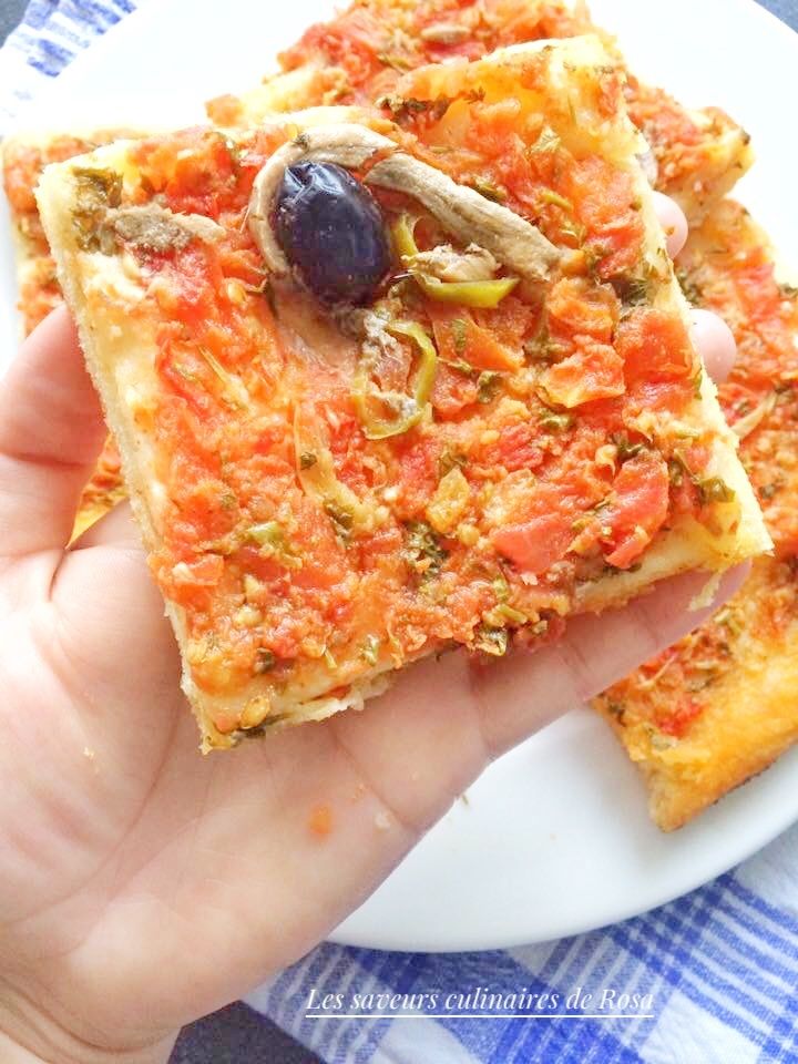 Pizza algérienne (pizza carré)