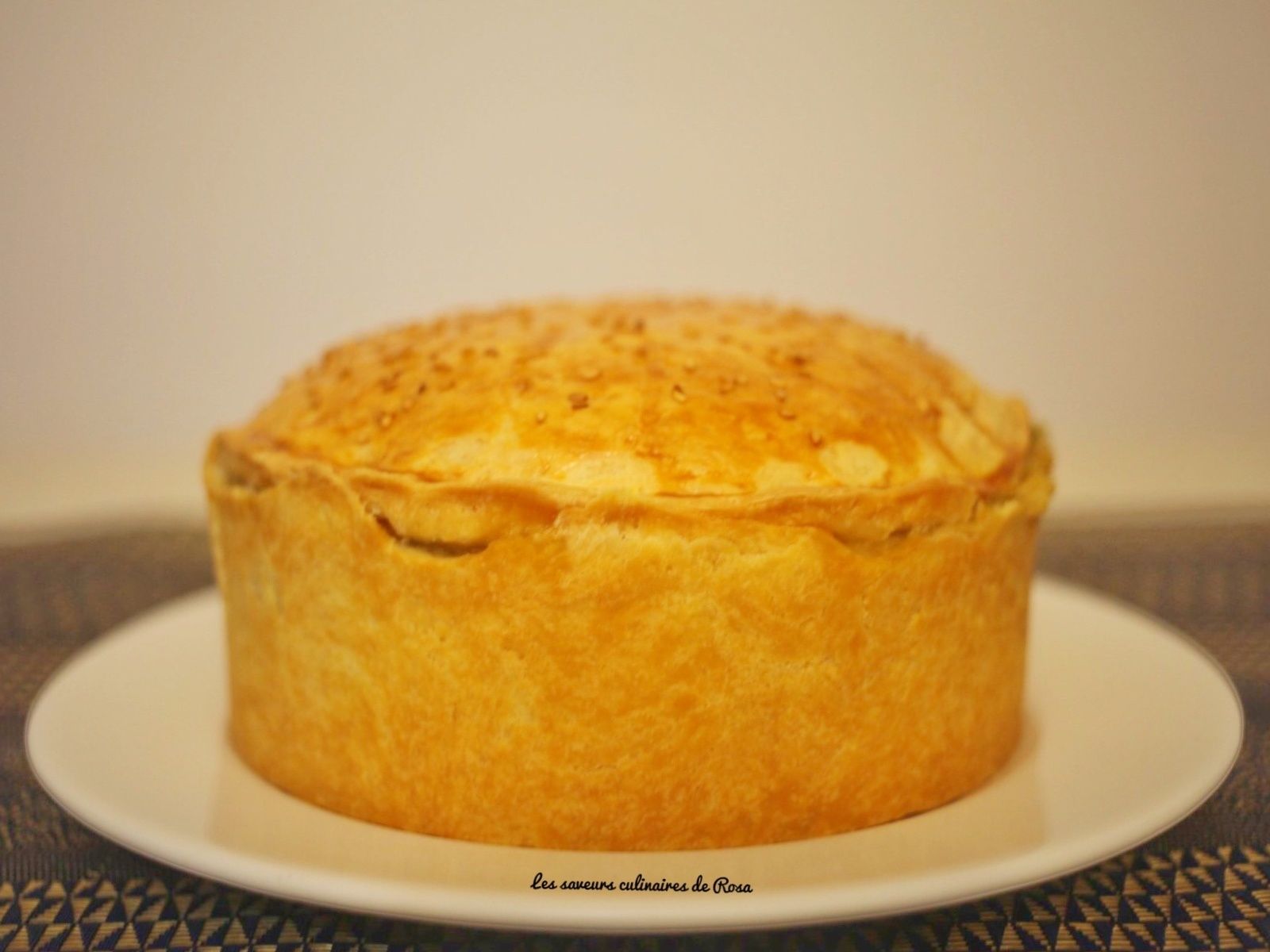 Tourte au poulet et au poireau