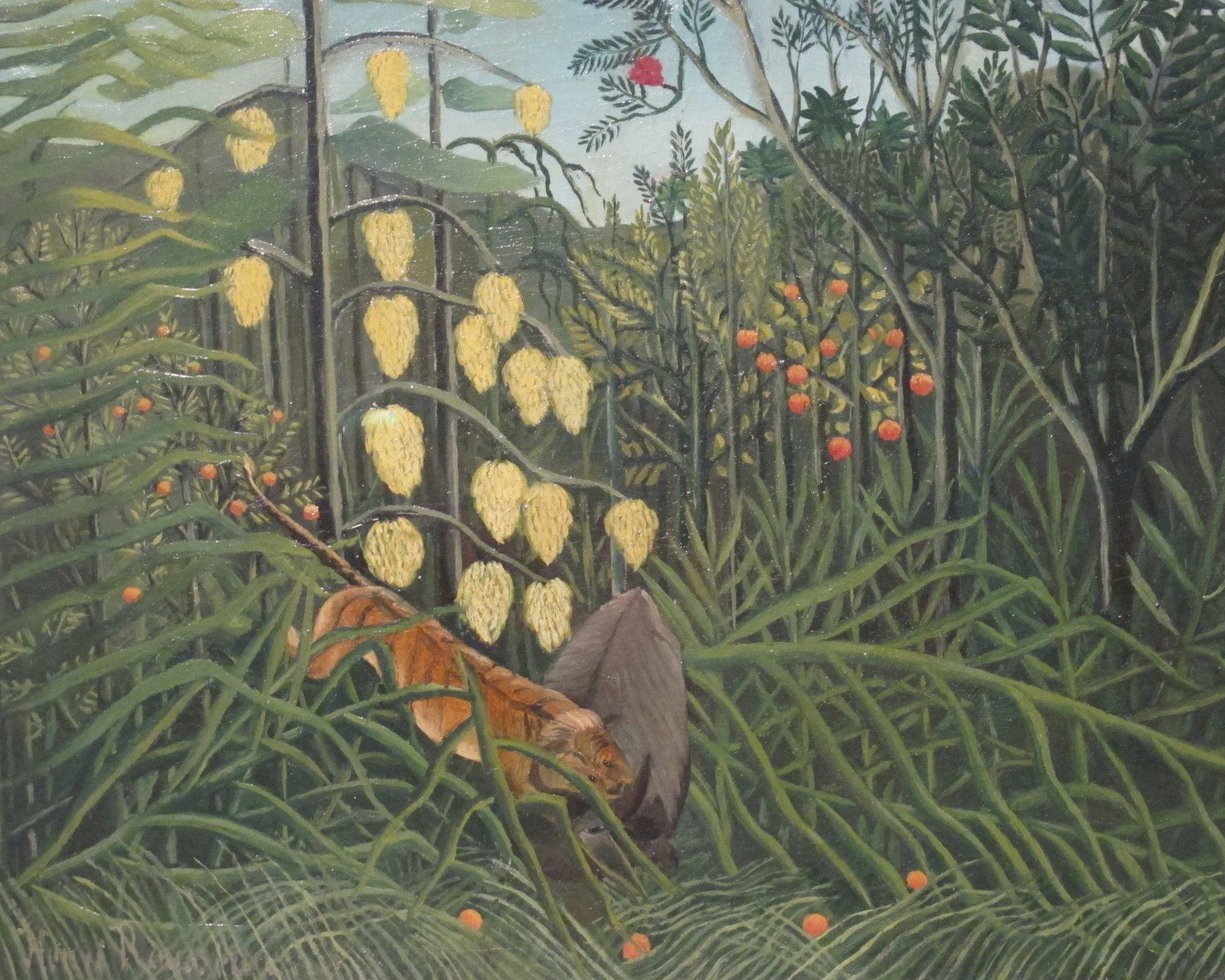 "Un bois tropical" du Douanier Rousseau  - Musée de l'Ermitage St Pétersbourg