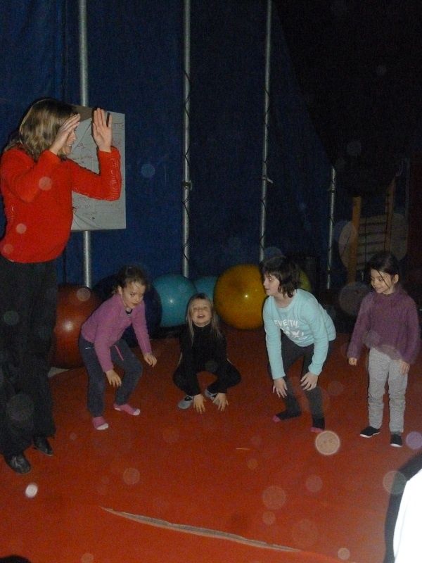 Les CP et CE1 à l'école du cirque