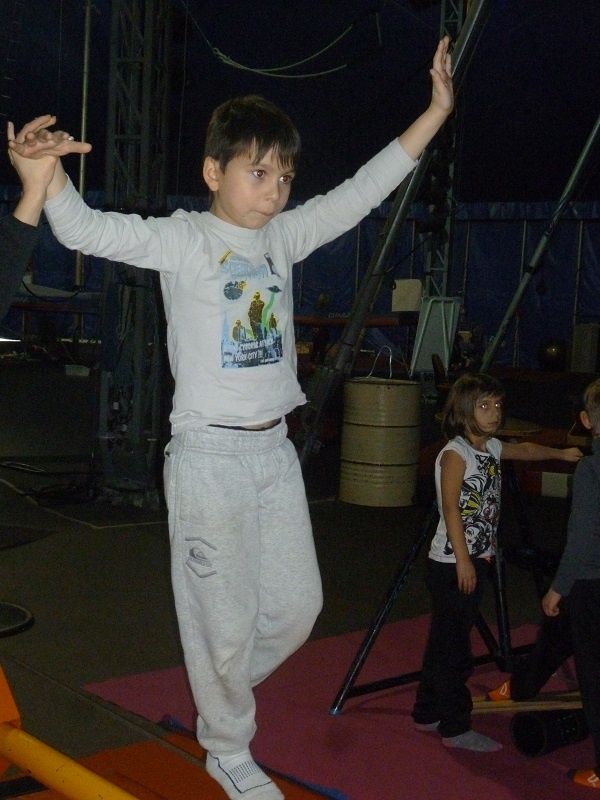 Les CP et CE1 à l'école du cirque