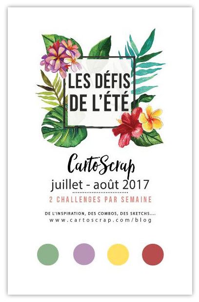 Cartoscrap_Jeu de l'été_Semaine 1_Défi#1_Combo tropical