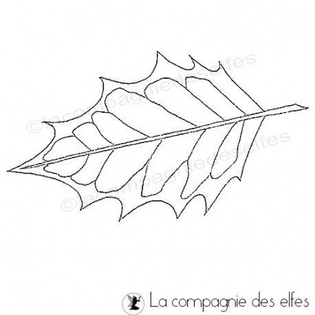 Feuille Houx GM