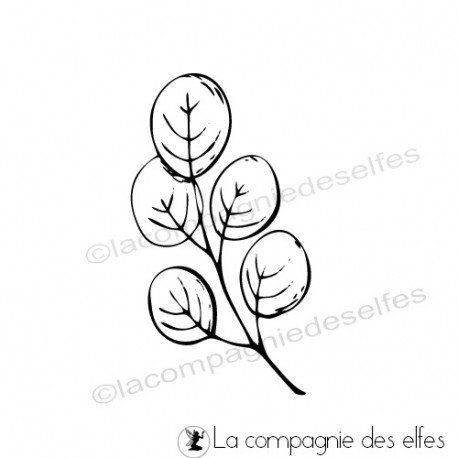 Tampon La Compagnie des Elfes_Feuilles rondes_PM