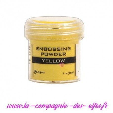 Poudre embosser jaune