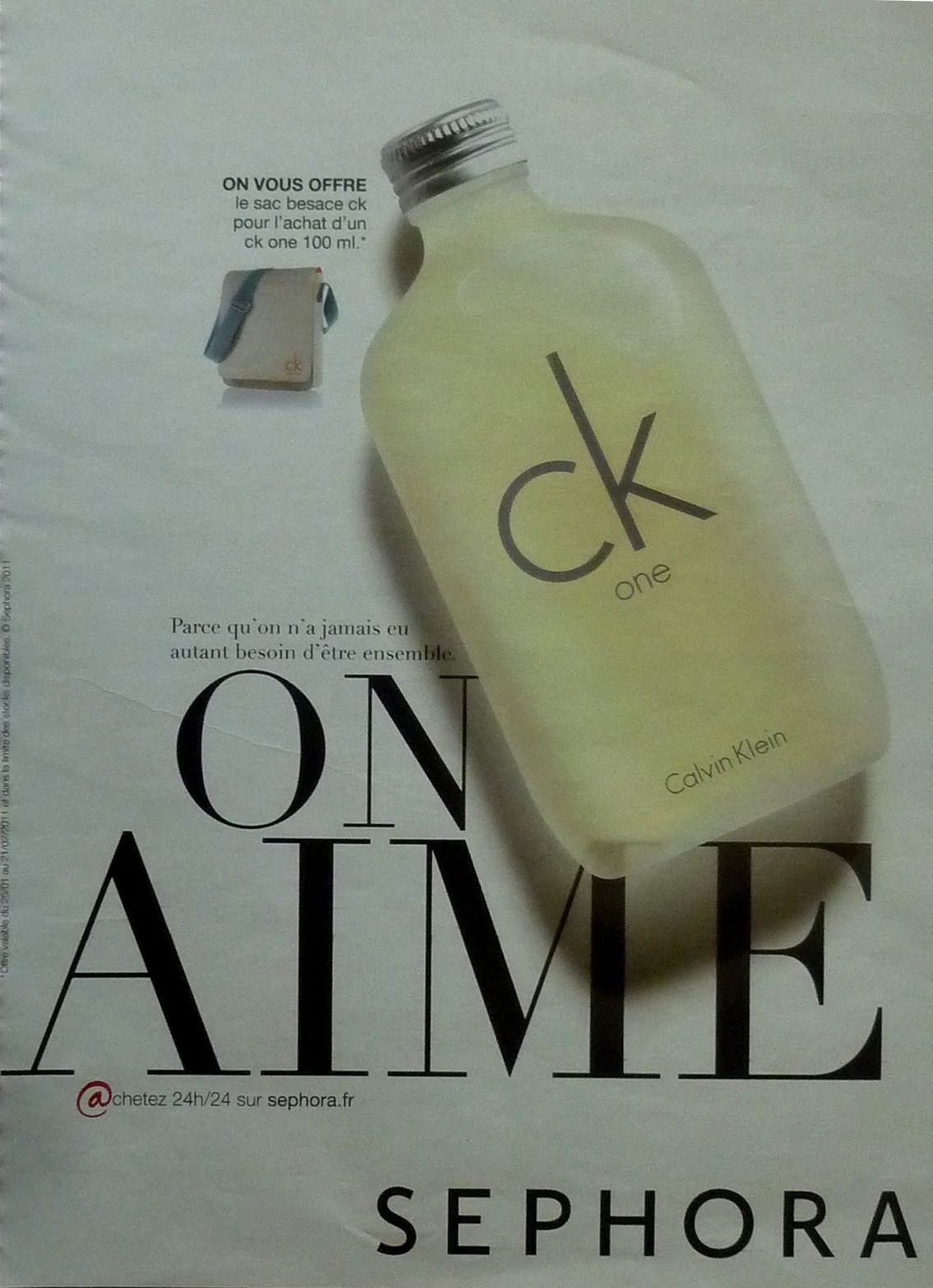 CK one de Calvin KLEIN - 1001 envies de parfums
