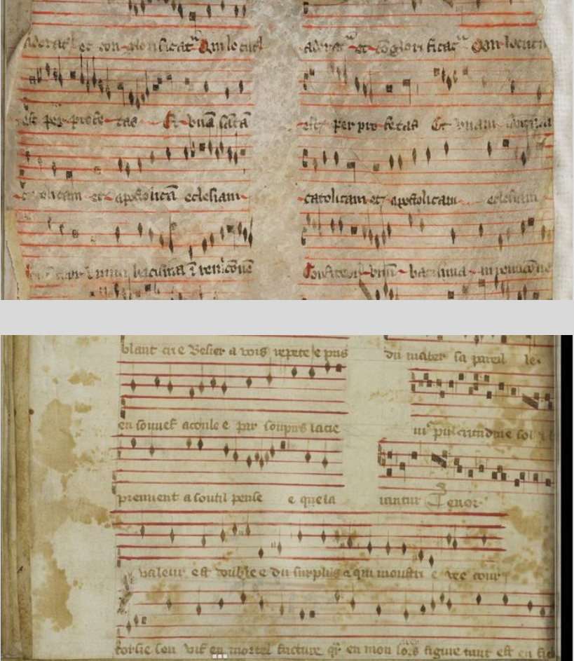 La plus grande partie de ces manuscrits ont été décrits dans le volume 4/1 du CMN. mais certaines sources ni figurent pas comme le Ms 636 (cat. 709) contenant plusieurs additions de tropes du Xème siècle dans un manuscrit du IXème de l'abbaye Saint-Vaast d'Arras :