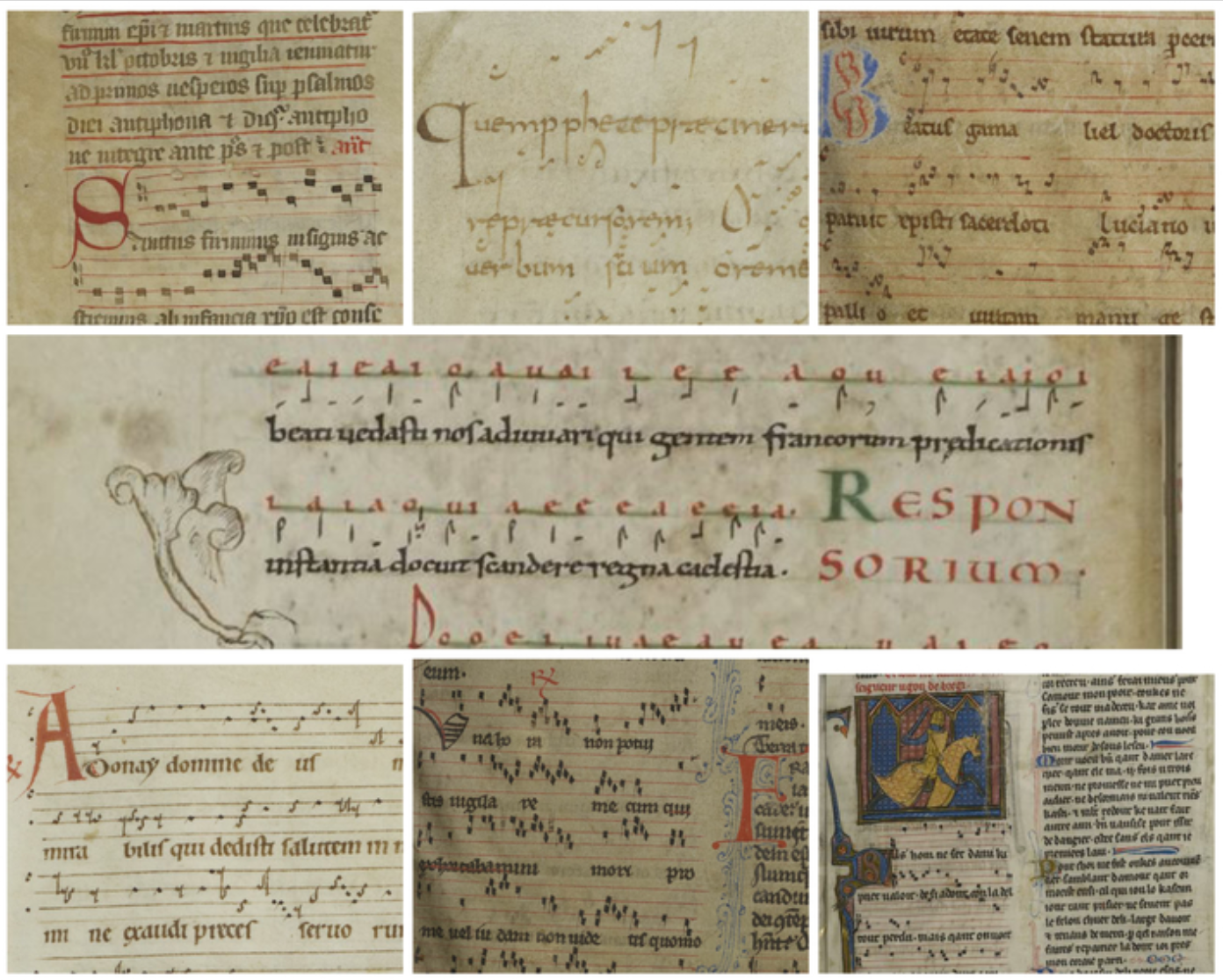 mise à jour des images couleur du Chansonnier d'Arras (Trouvère A) en janvier 2019