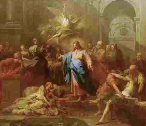 14. Jean Restout (1692-1768) La Guérison du paralytique ou la piscine probatique, 1725 Huile sur toile - 390 x 450 cm Arras, Musée des Beaux-Arts Photo : Françoise Baligand