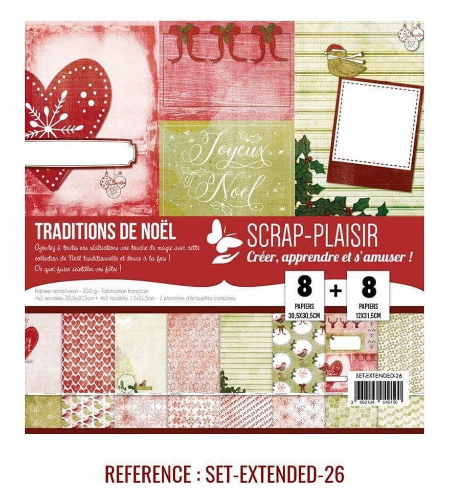 papier 30 30 noël set extended ScrapPlaisir