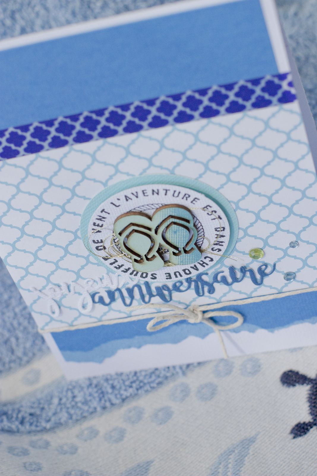 Carte Anniversaire Marine L Atelier D Angele Diy Scrap Et Idees Creatives