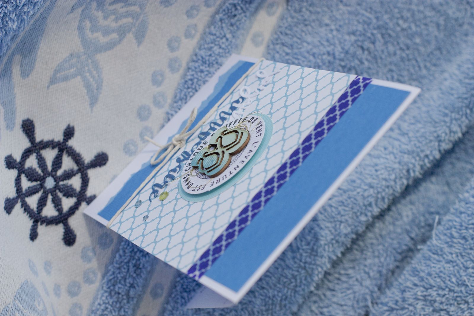 Carte Anniversaire Marine L Atelier D Angele Diy Scrap Et Idees Creatives