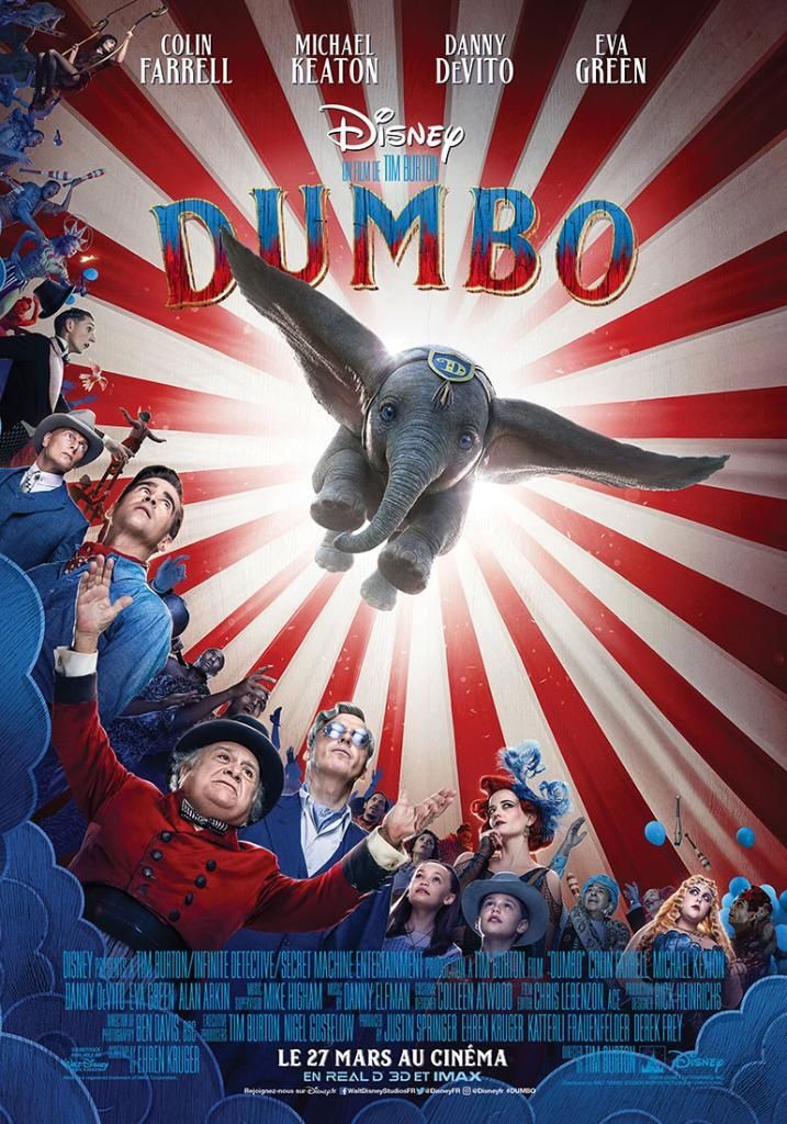 Dumbo (NOUVELLE BANDE-ANNONCE) de Tim Burton avec Eva Green, Colin Farrell, Michael Keaton - Le 27 mars 2019 au cinéma