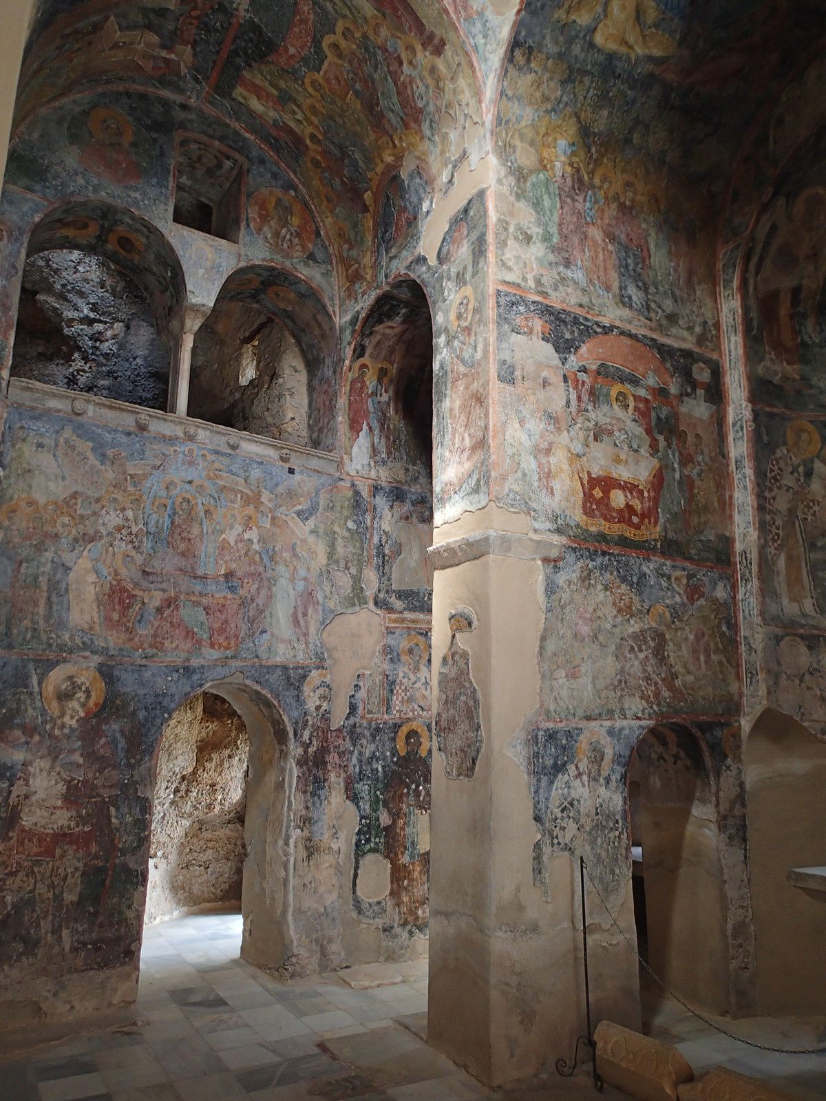 Les fresques de l'église du monastère de la Péribleptos